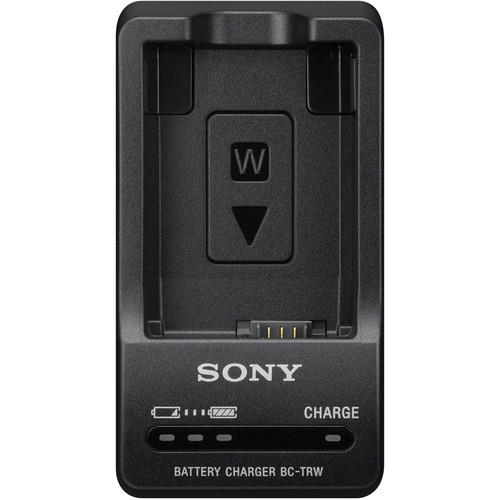 Sony (BC-TRW / série W) - Chargeur de batterie - Noir