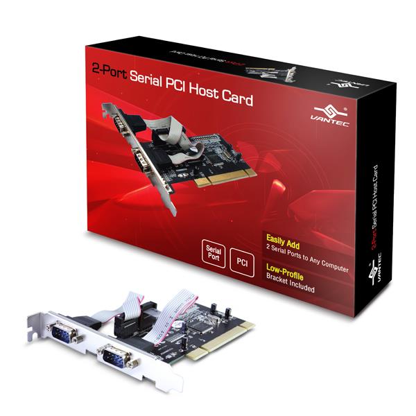 VANTEC 2-Port Serial (RS-232) PCI Host Card ( UGT-PC20SR )