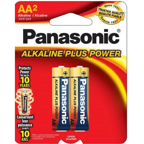 PANASONIC AA pile alcaline paquet de 2
