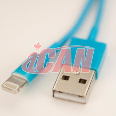 iCAN (AP LTN8P8-4BL) - Câble de chargement / synchronisation Lightning mâle vers USB mâle spécialement conçu pour iPhone 6, ...
