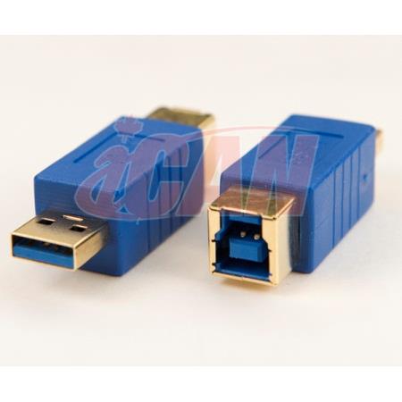 iCAN USB 3.0 A Male B Female bleu