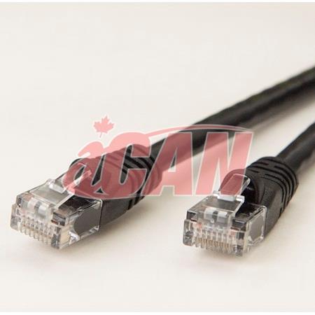 ICAN CAT6 RJ45 Patch Cable, Snagless - 50 ft. (Black)