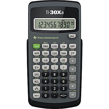 TEXAS INSTRUMENTS (TI-30Xa) - Calculatrice scientifique