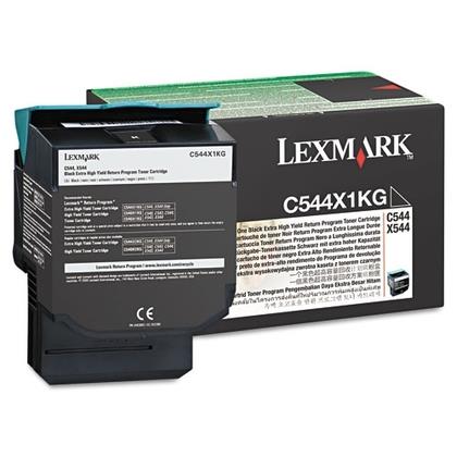 LEXMARK C544X1KG Extra High Yield Black Toner Cartridge