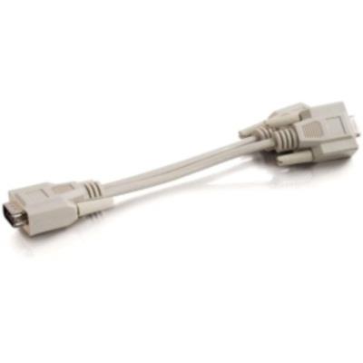 Câble en Y C2G One HD15 VGA mâle vers deux femelles HD15 VGA de 6 pouces (25246)