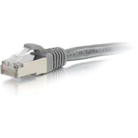 Câble blindé STP C2G CAT6 sans accroche - gris 30 pi