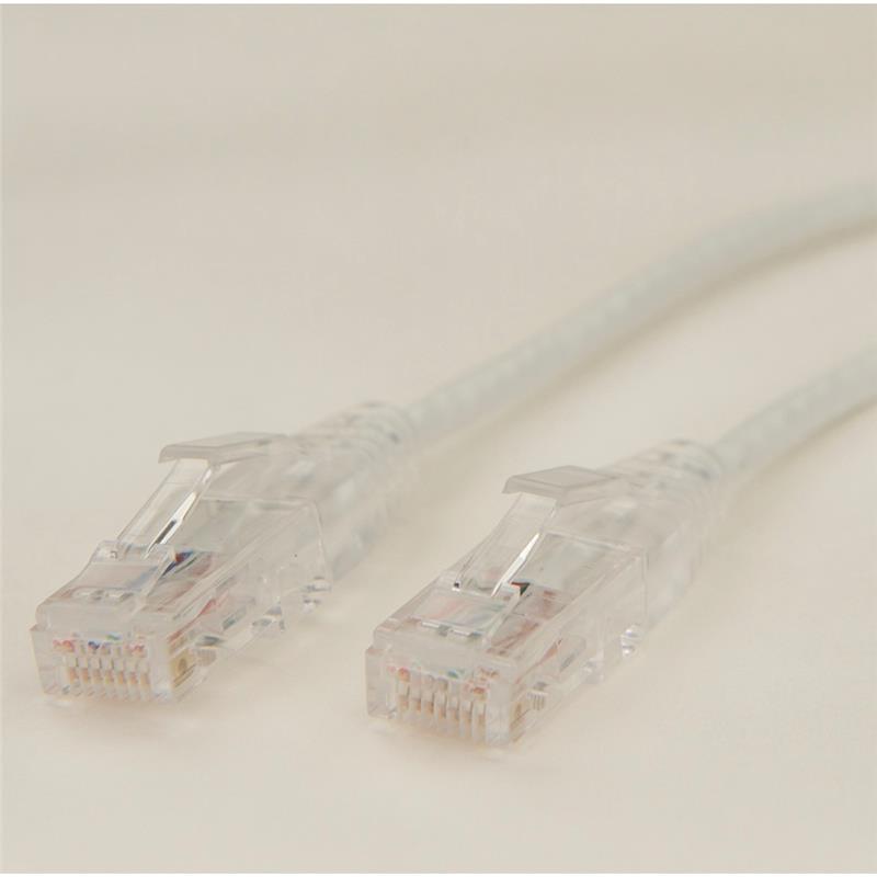 Câble de raccordement LAN iCAN Super Slim Premium Cat6 Gigabit, blanc - 15 pieds