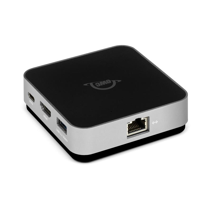 OWC Portable dock with 1Gb/s Ethernet and integrated c