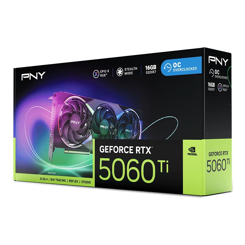 最終値下　PNY GeForce RTX 5060 Ti 16GB OC PNY GeForce RTX 5060 Ti 16GB GDDR7 OC GPU - (VCG5060T16DFXPB1-O