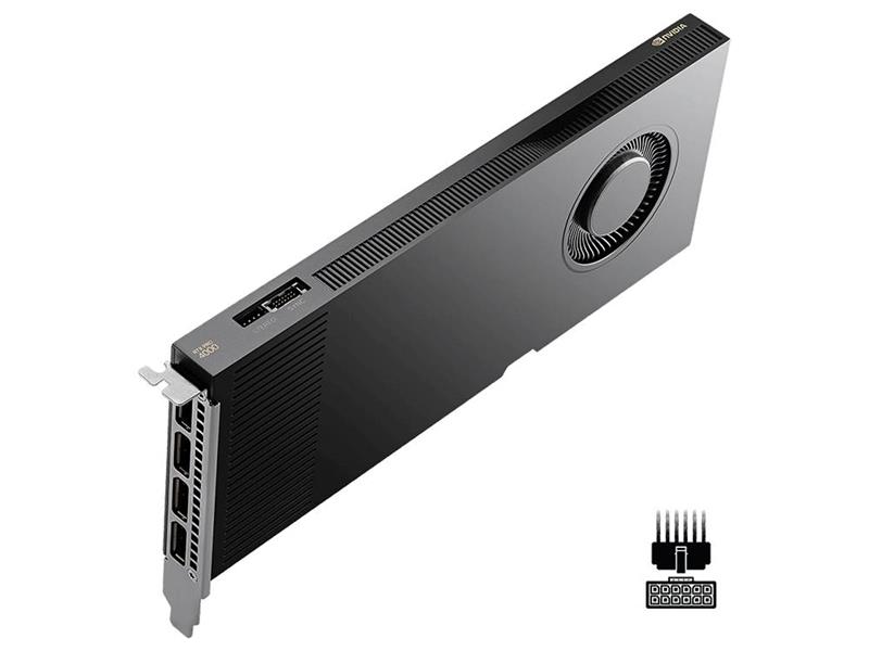 PNY NVIDIA RTX PRO 4000 BLACKWELL 24 Go GDDR7 PCI Express 5.0 x16