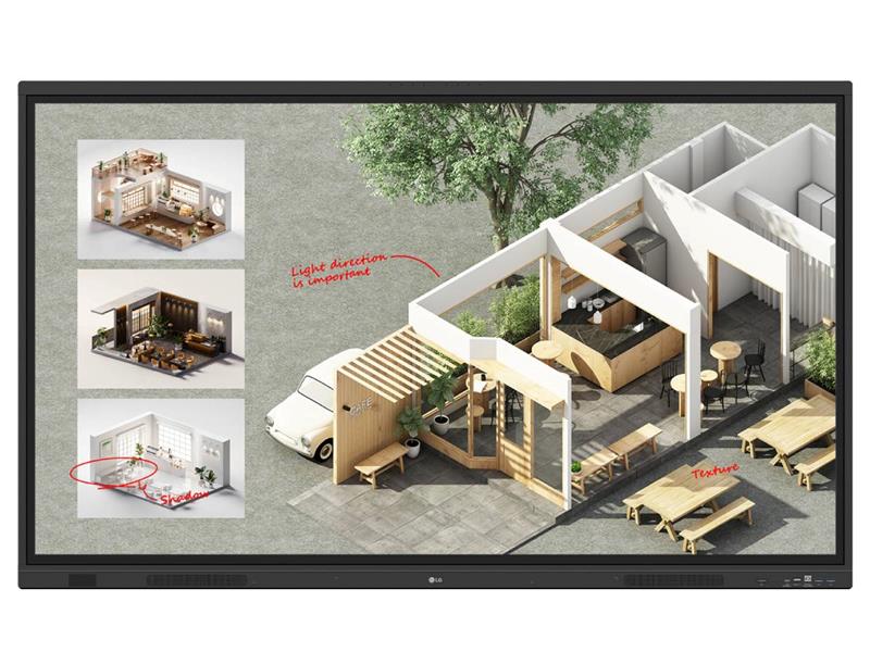Écran de collaboration LG CreateBoard Standard - 86TR3DQ-B