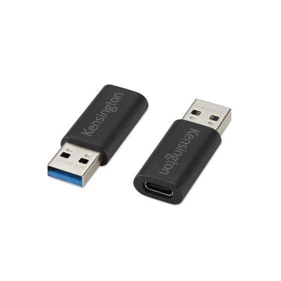 Kensington ACCO CA1020 USB-A TO USB-C M/F ADAPTER - (K33478WW)