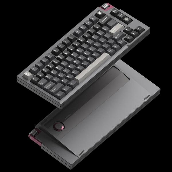 Luminkey 75V2 Tri-Mode 75% Full 6063 Aluminum Keyboard,  Dead Space Gr
