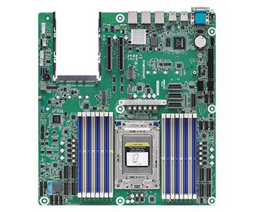 ASRock - ROMED16QM3 - Server Motherboard - AMD - EPYC 7003/7002 Series Processors Socket SP3 LGA4094 - Max 256GB - DDR4 - EEB -