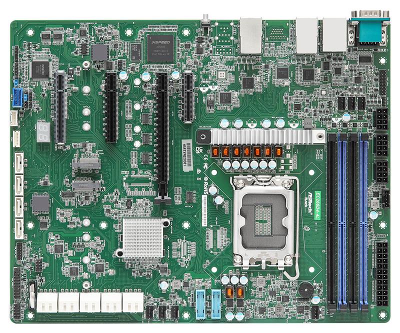 ASROCK - EC266D4-4L - Server Motherboard- Intel- Xeon 6300/E-2400