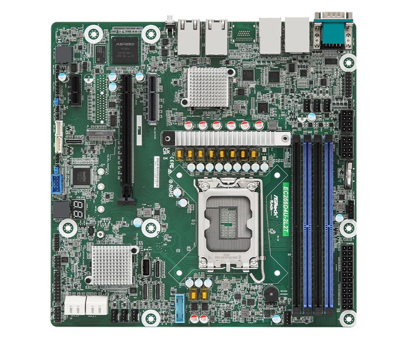 ASROCK- EC266D4U-2L2T - Server Motherboard- Intel- Xeon 6300/E-2400