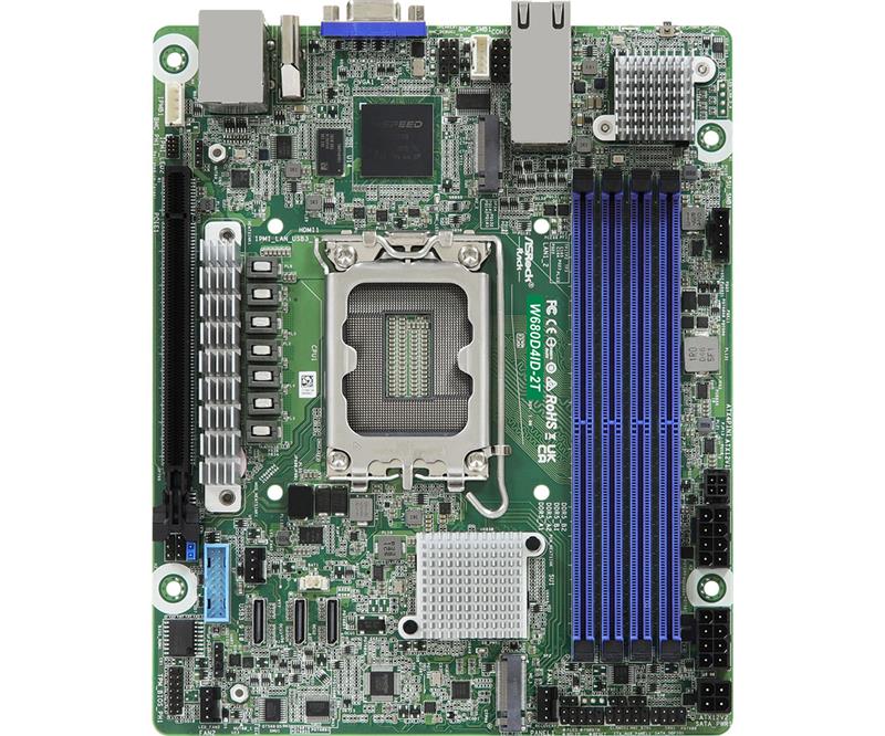 ASROCK W680D4ID-2T Single Socket LGA 1700