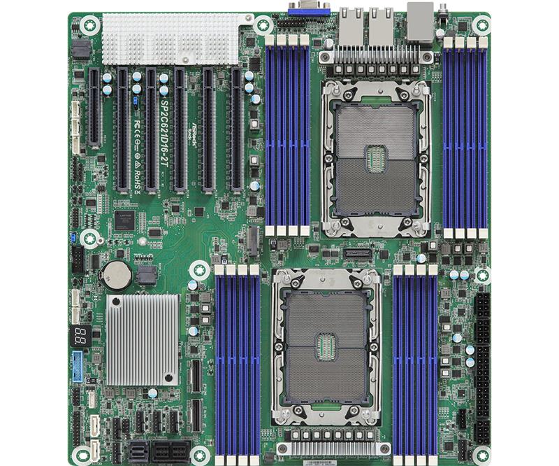 ASROCK - SP2C621D16-2T - Server Motherboard - Intel  Xeon Scalable
