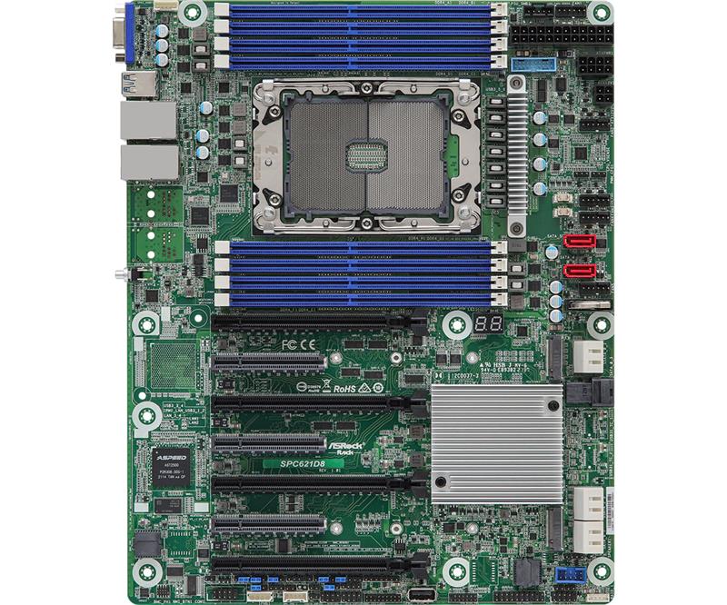 ASROCK SPC621D8 Socket simple P+ (LGA 4189)