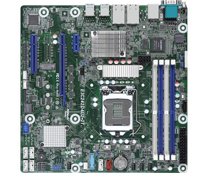 ASROCK E3C242D4U2-2T Single Socket LGA 1151