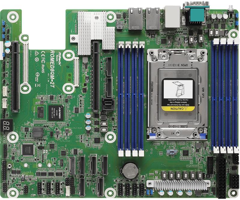 ASROCK ROMED8QM-2T Single Socket AM4 (PGA1331)