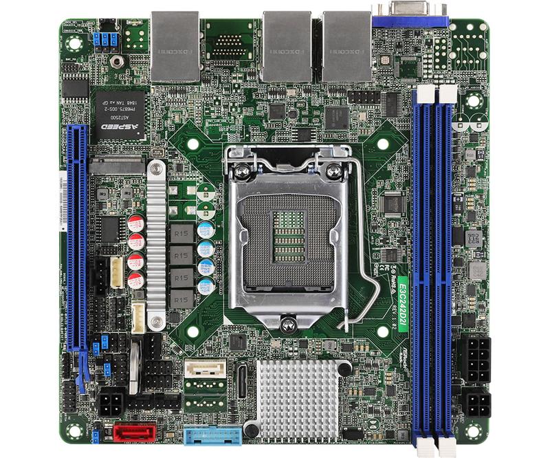 ASROCK E3C242D2I Single Socket LGA 1151