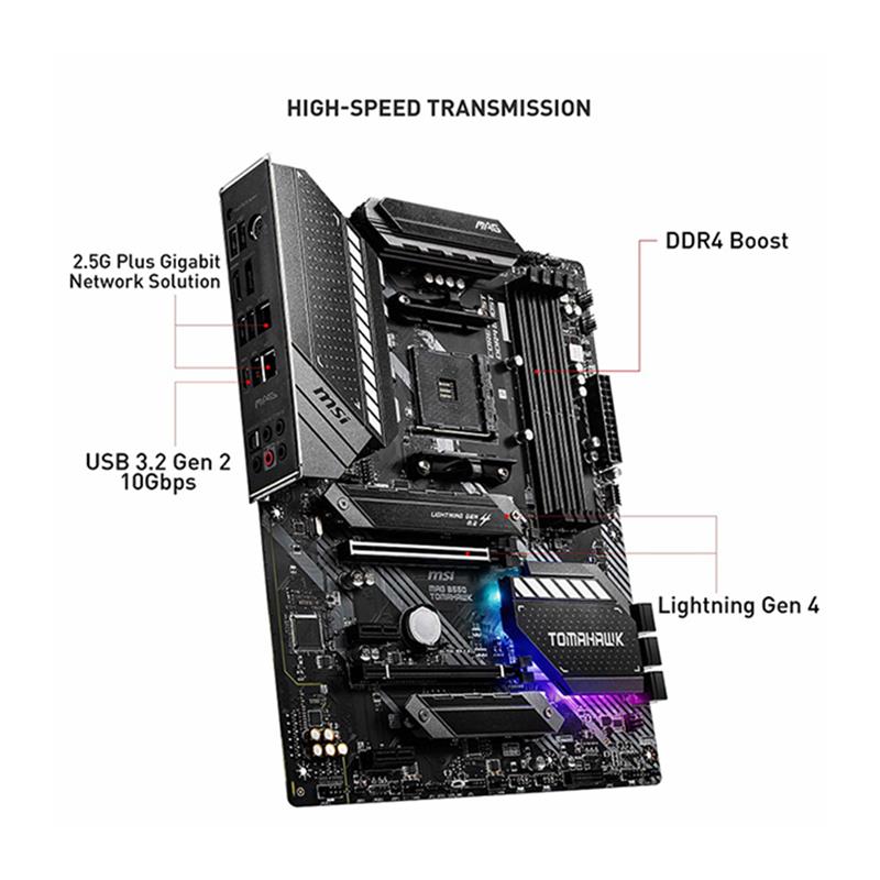 MSI MAG B550 TOMAHAWK AM4 B550 AMD - Canada Computers & Electronics