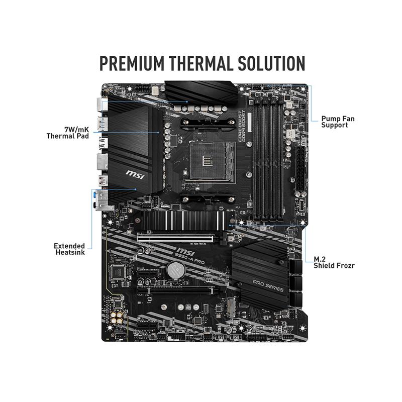 MSI B550-A PRO AM4 B550 DDR4 - Canada Computers & Electronics