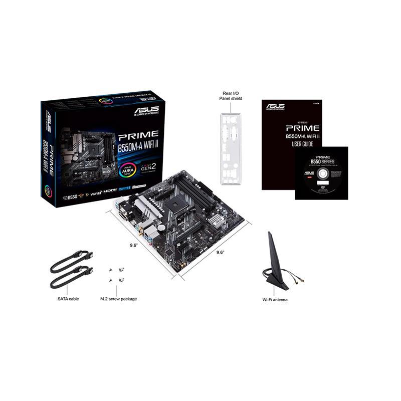 ASUS Prime B550M-A WIFI II Desktop Motherboard - Canada Computers