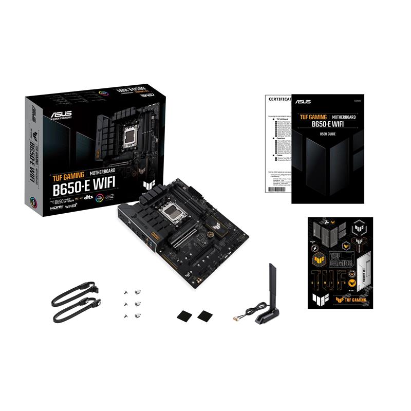 ASUS TUF GAMING B650-E WIFI AMD B650 AM5 ATX motherboard, DDR5