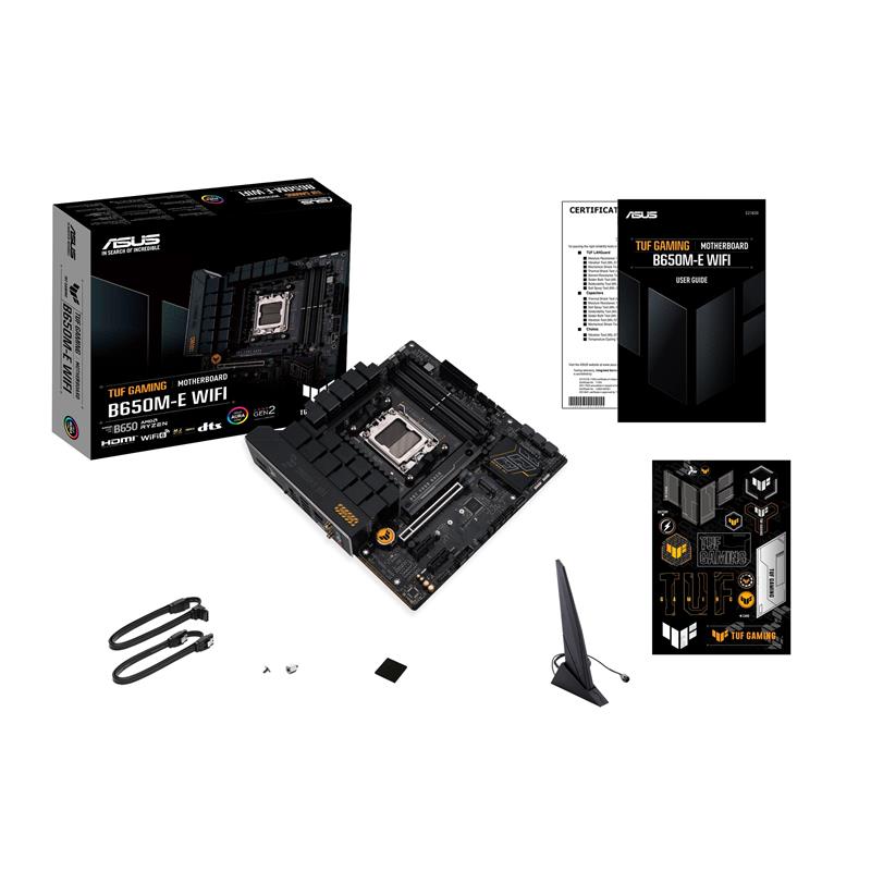 ASUS TUF GAMING B650M-E WIFI AMD AM5 B650 micro-ATX (mATX