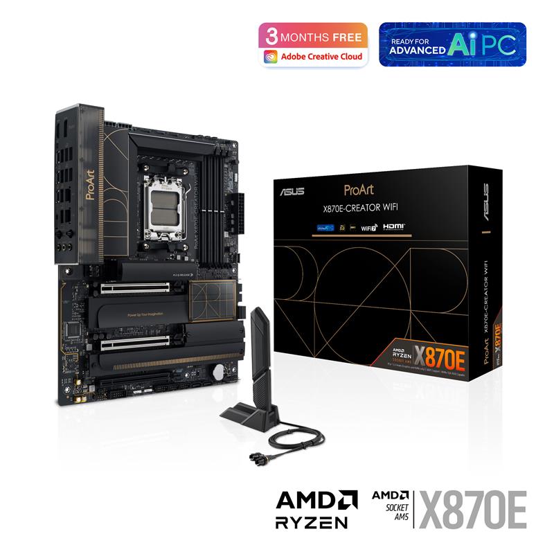 Carte mère ASUS ProArt X870E-CREATOR WIFI AMD AM5 X870E ATX
