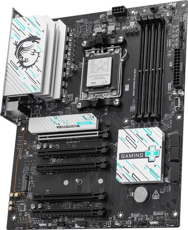 MSI B840 GAMING PLUS WIFI 新品未使用 MSI B840 GAMING PLUS WIFI Motherboard, ATX - Supports AMD Ryzen
