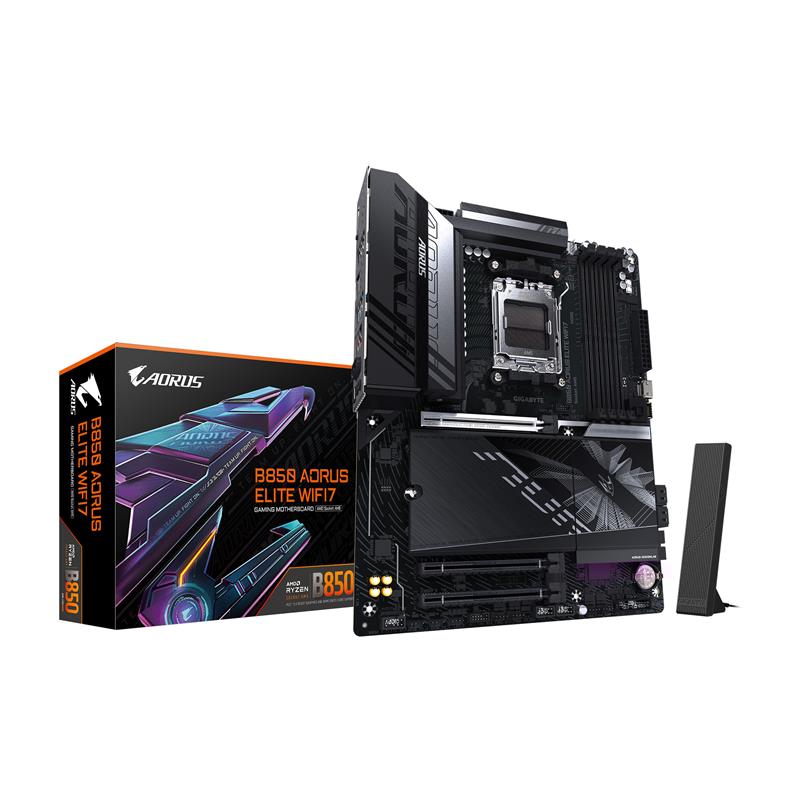 Carte mère GIGABYTE B850 AORUS ELITE WIFI7 AMD AM5 LGA 1718, ATX