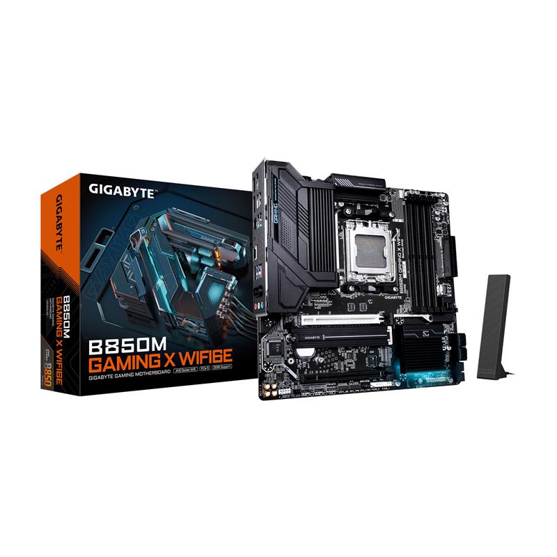 GIGABYTE B850M GAMING X WIFI6E AMD AM5 LGA 1718 Motherboard, mATX(Open Box)