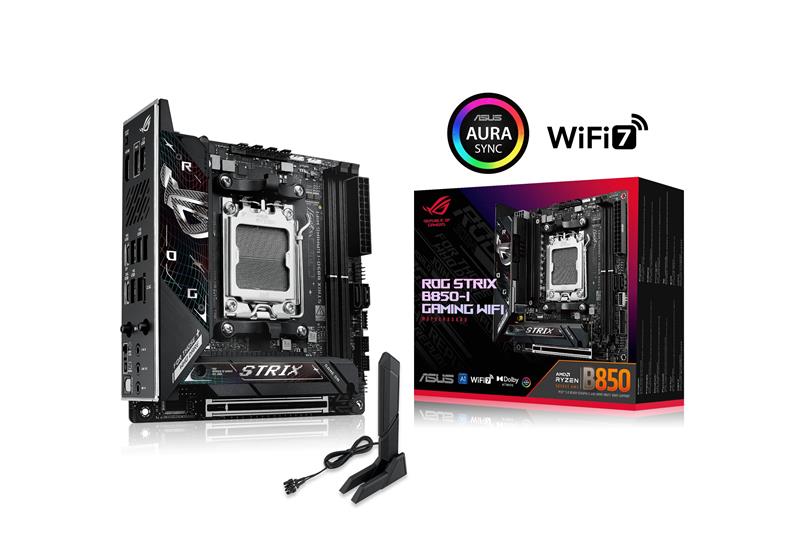 ASUS ROG STRIX B850-I GAMING WIFI AMD AM5 B850 Mini-ITX motherboard