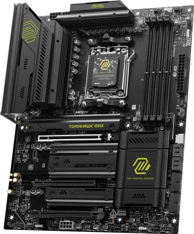 MSI MAG B850 TOMAHAWK MAX WIFI, AMD Ryzen™ 9000 / 8000 / 7000
