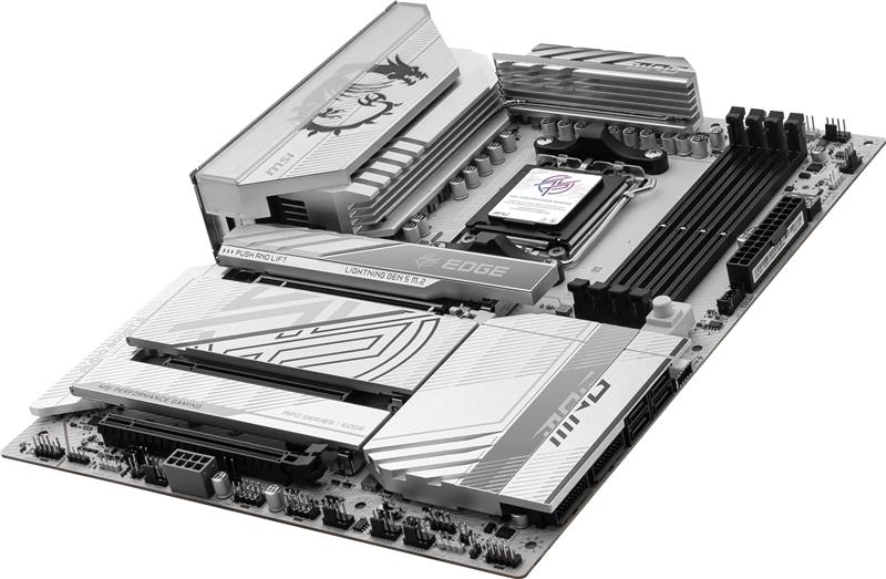 マザーボード MSI MPG X870E EDGE TI WIFI AMD Ryzen MSI MPG X870E EDGE TI WIFI, AMD Ryzen™ 9000 / 8000 / 7000 Series