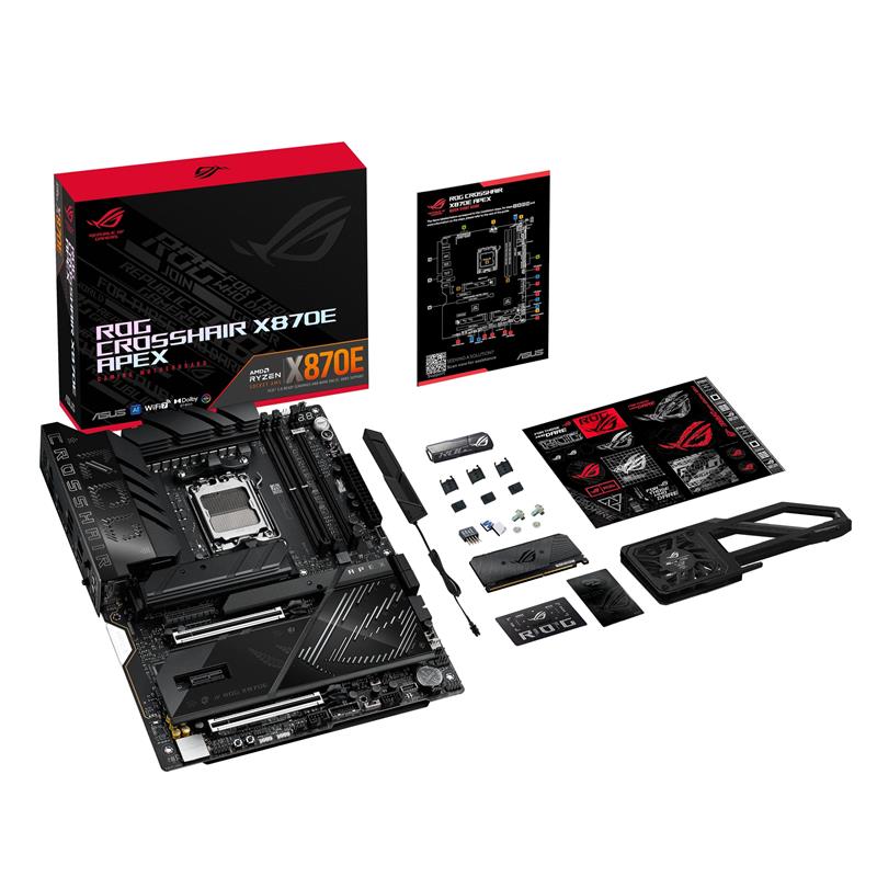ASUS ROG CROSSHAIR X870E APEX AMD X870E AM5 ATX motherboard
