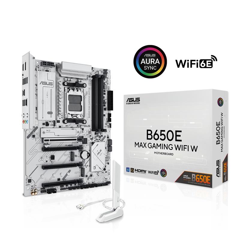 ASUS B650E MAX GAMING WIFI W – Carte mère AMD B650 AM5 ATX