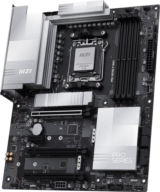MSI PRO X870E-P WIFI AMD X870 AM5 DDR5 ATX Wi-Fi 7 Motherboard