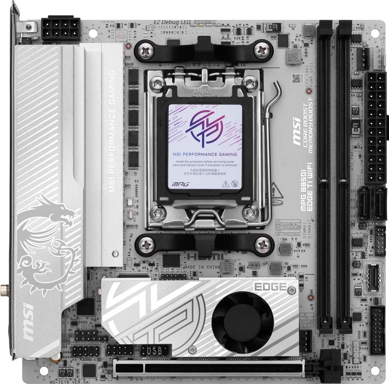 MSI MPG B850I EDGE TI WIFI AMD AM5 Mini-ITX Motherboard - Canada