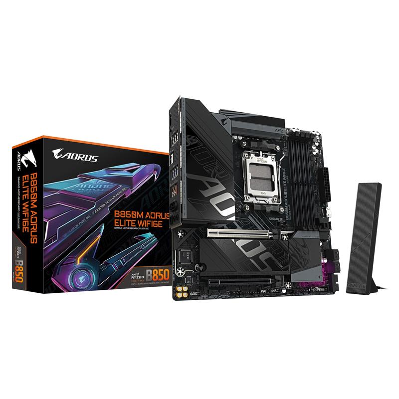 Carte mère GIGABYTE B850M AORUS ELITE WIFI6E AMD AM5 LGA 1718
