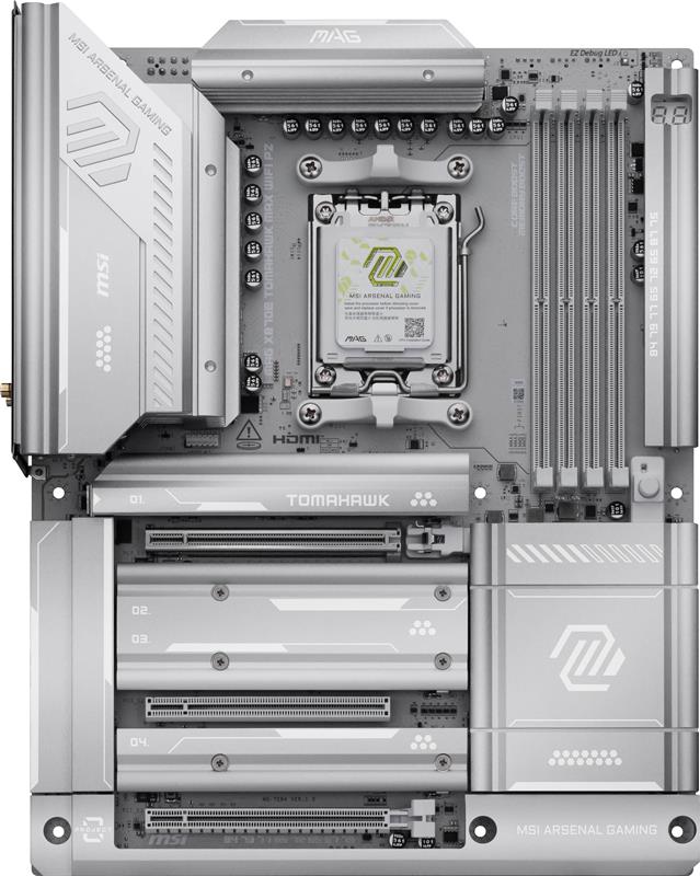 MSI MAG X870E TOMAHAWK MAX WIFI PZ AMD AM5 ATX Motherboard