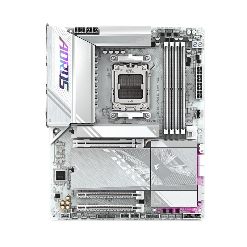 GIGABYTE X870E AORUS ELITE WIFI7 ICE AMD AM5 LGA 1718 Motherboard