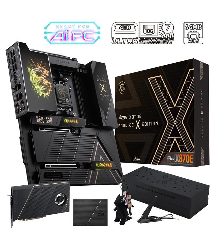 MSI MEG X870E GODLIKE X AMD AM5 E-ATX Motherboard