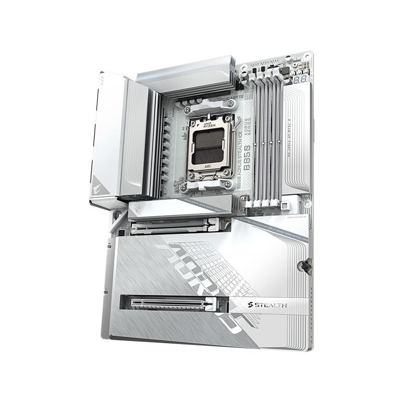 GIGABYTE B850 AORUS STEALTH ICE AMD AM5 ATX Motherboard - Canada