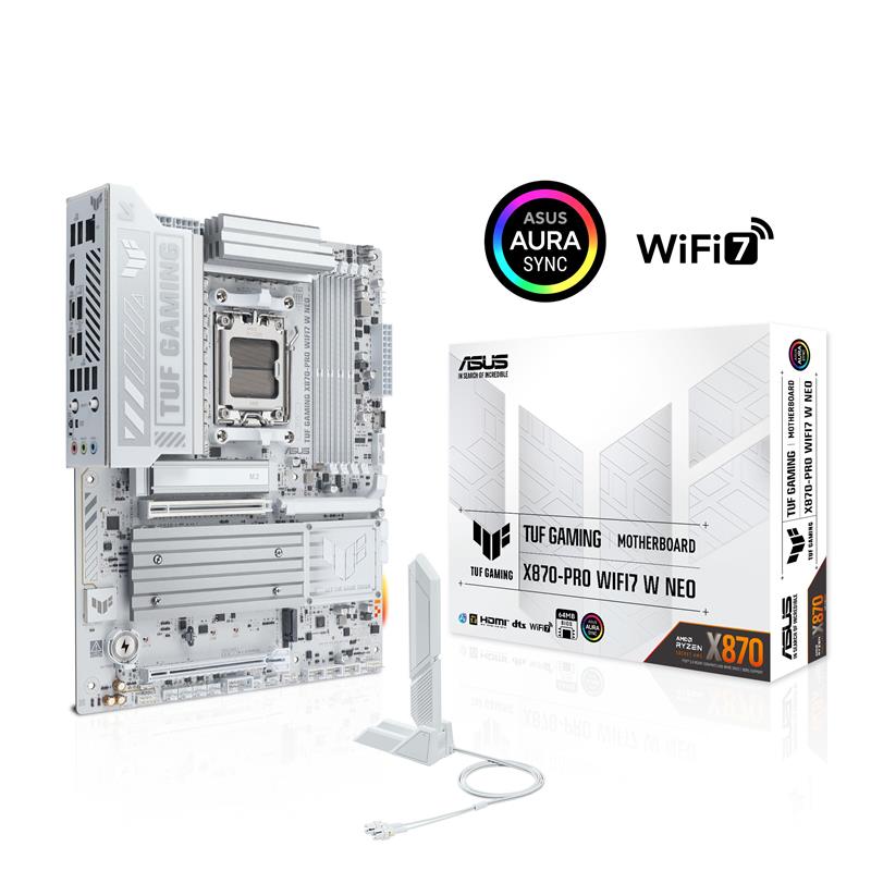 ASUS TUF GAMING X870-PRO WIFI7 W NEO AMD AM5 ATX Motherboard