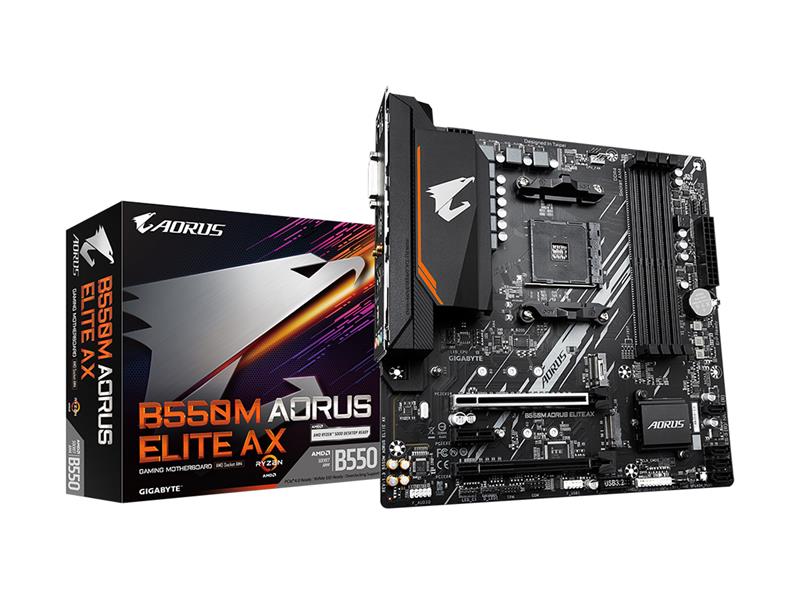 GIGABYTE B550M AORUS ELITE AX AMD AM4 Micro ATX Carte mère