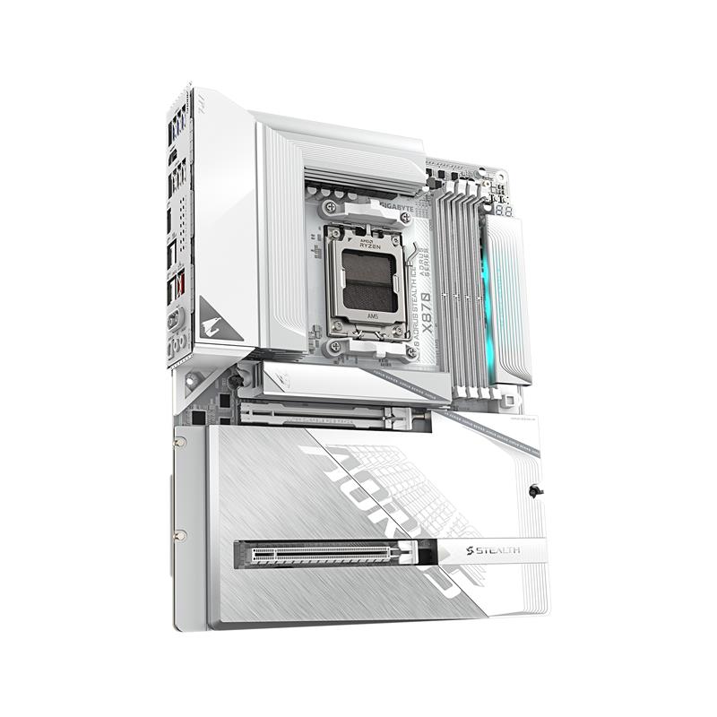 GIGABYTE X870 AORUS STEALTH ICE AMD AM5 ATX Motherboard - Canada